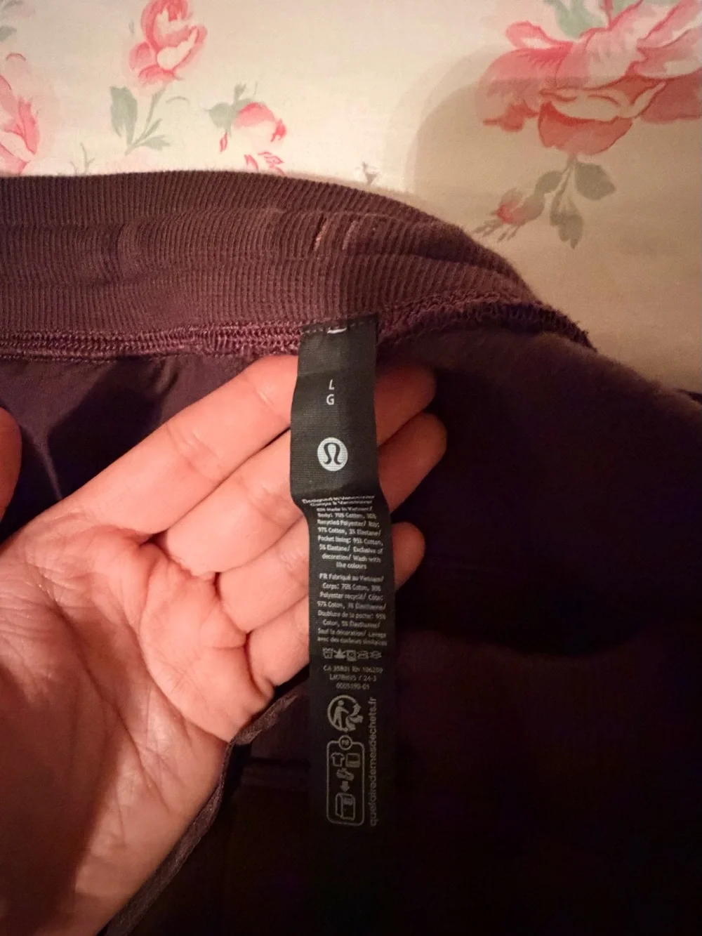 Lululemon Men’s Brown Cotton Fleece Shorts